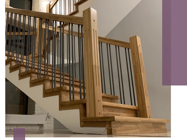 Реставрация деревянных и металлических лестниц в Лесосибирске