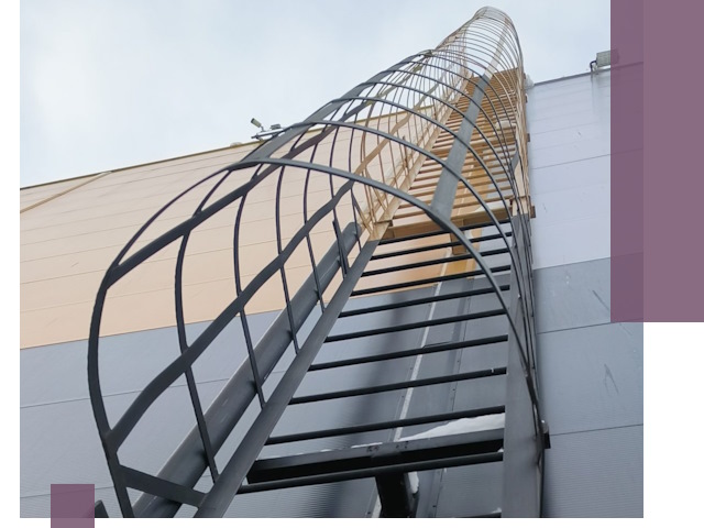 Изготовление и монтаж пожарных лестниц в Лесосибирске профессионально