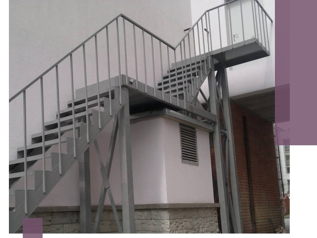 Монтаж пожарных лестниц под ключ в Лесосибирске с гарантией качества