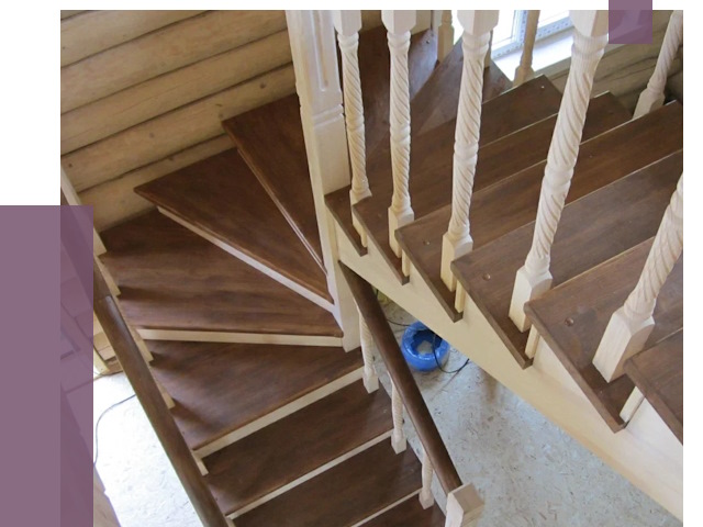 Реставрация деревянных лестниц в Лесосибирске от 4374 руб.