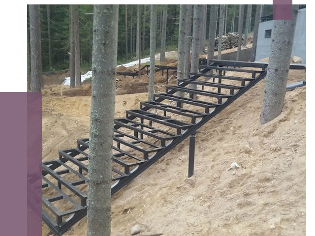 Монтаж металлических лестниц в Лесосибирске от 13800 руб. 