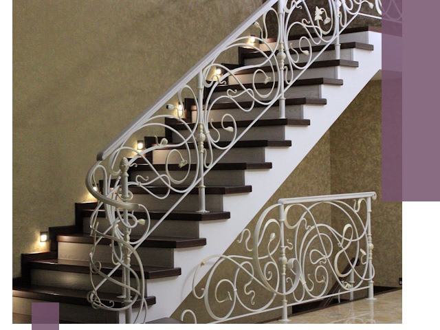 Кованые лестницы под ключ в Лесосибирске — изготовление и монтаж