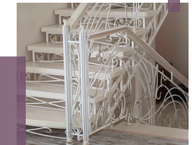 Изготовление кованых лестниц на заказ в Лесосибирске от 88528 руб. | ПРОЛЁТ-Лсс