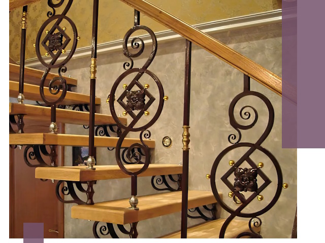 Изготовление кованых лестниц под ключ в Лесосибирске