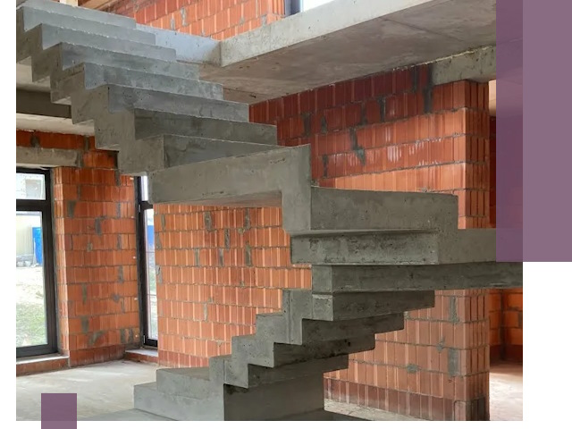 Изготовление бетонных лестниц под ключ в Лесосибирске