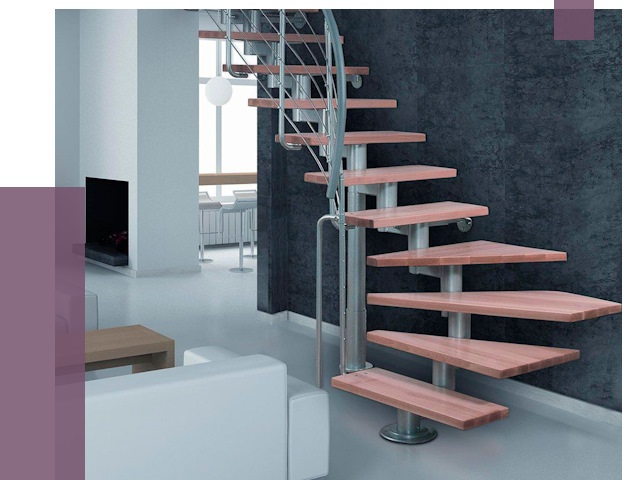 Модульные лестницы в Лесосибирске от 17185 руб. — купить в ПРОЛЁТ-Лсс