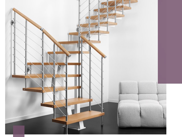 Модульные лестницы под ключ в Лесосибирске — монтаж и изготовление