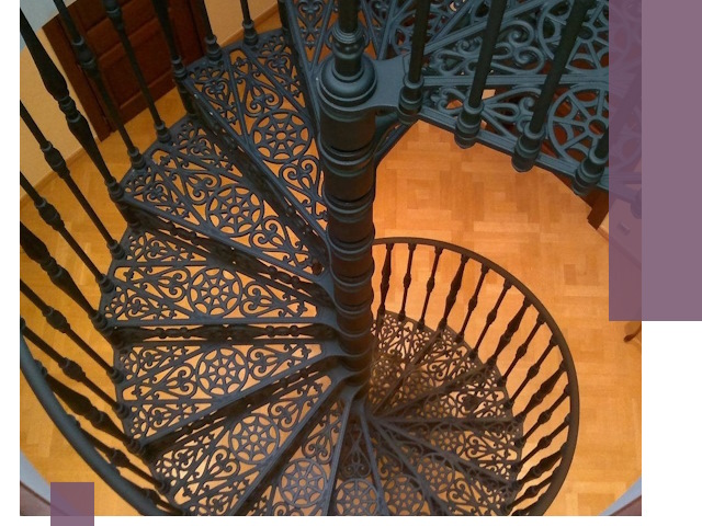 Винтовые лестницы под ключ в Лесосибирске: производство и монтаж