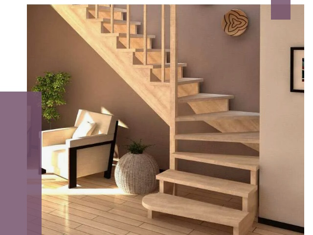 Изготовление Г-образных лестниц в Лесосибирске от 19268 руб. 