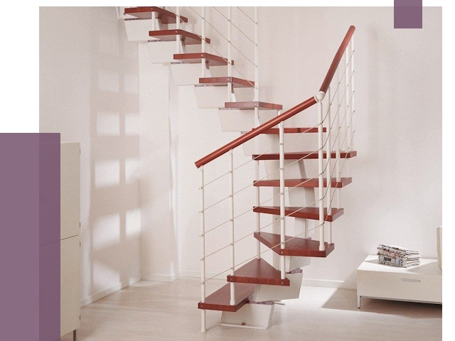 Изготовление лестниц на больцах в Лесосибирске от 9894 руб. | ПРОЛЁТ-Лсс