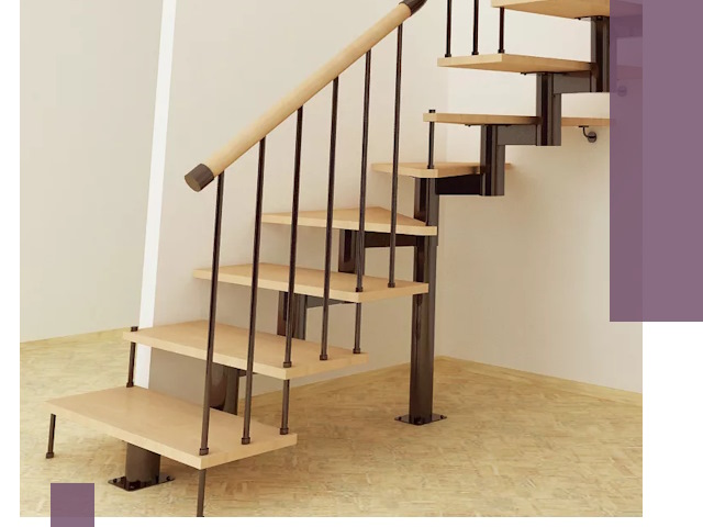 Монтаж лестниц на больцах в Лесосибирске — быстро и надежно