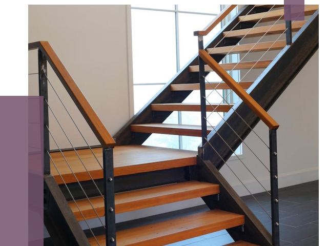 Изготовление лестниц на металлокаркасе в Лесосибирске от 19268 руб. | ПРОЛЁТ-Лсс