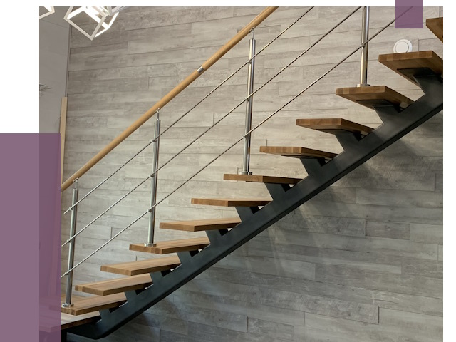 Изготовление лестниц на монокосоуре в Лесосибирске от 77592 руб. 