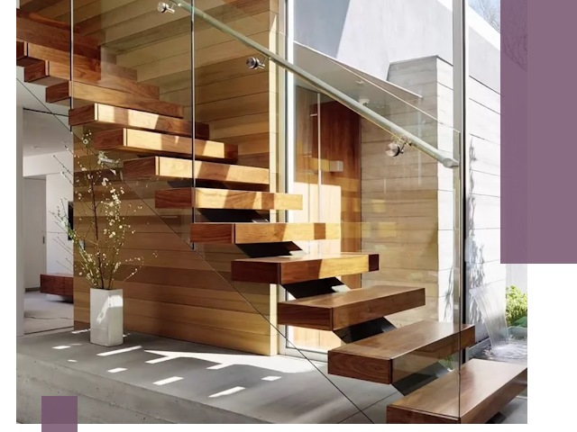 Современные лестницы на заказ в Лесосибирске — изготовление и монтаж