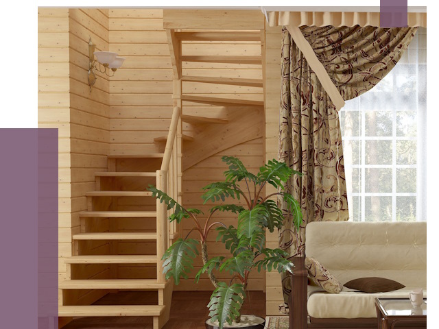 Лестницы для дачи в Лесосибирске от 77331 руб.  | ПРОЛЁТ-Лсс