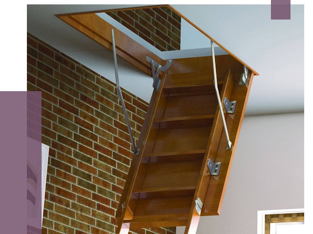 Установка чердачной лестницы в Лесосибирске от 7967 руб. | ПРОЛЁТ-Лсс