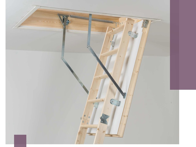 Установка чердачной лестницы под ключ в Лесосибирске