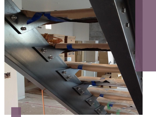 Усиление лестничных конструкций и усиление опор в Лесосибирске