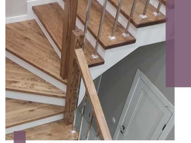 Обшивка металлических лестниц под ключ в Лесосибирске