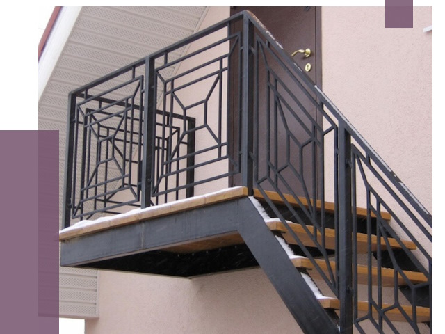 Металлические перила в Лесосибирске от 4374 руб.  | ПРОЛЁТ-Лсс