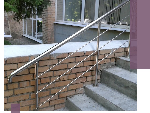 Перила из нержавеющей стали высокого качества в Лесосибирске