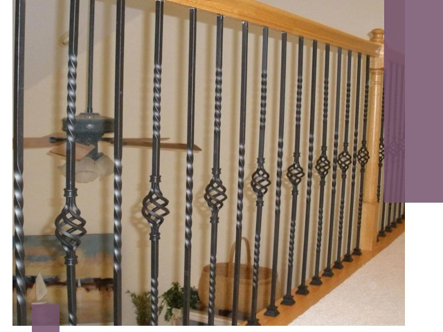 Изготовление и монтаж кованных перил в Лесосибирске под ключ