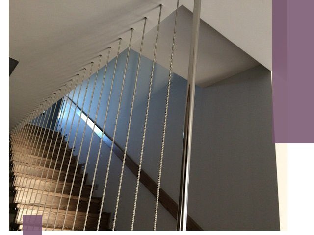 Тросовые перила под ключ в Лесосибирске — производство и монтаж