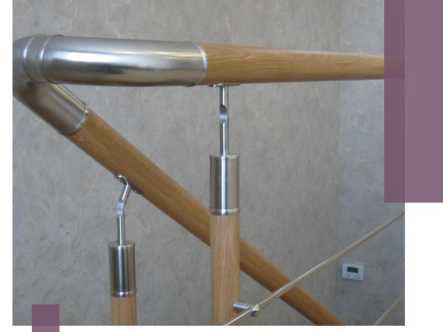 Комбинированные перила на заказ в Лесосибирске — монтаж и производство