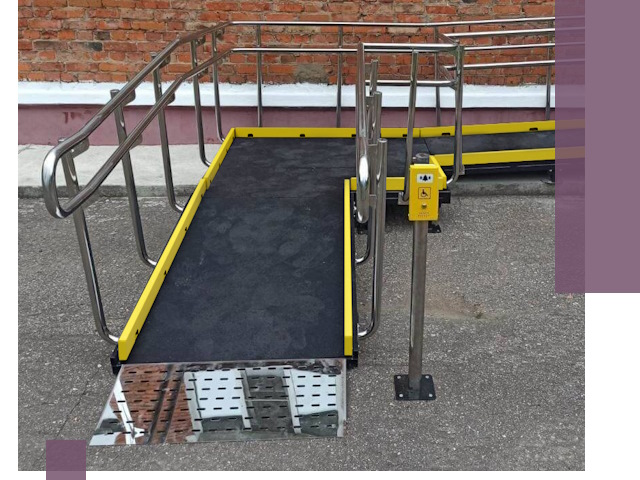 Изготовление наклонных пандусов для инвалидов в Лесосибирске