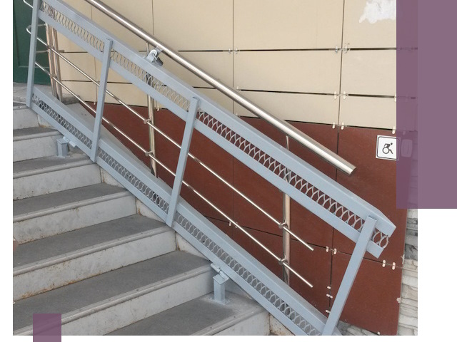 Изготовление откидных пандусов под ключ в Лесосибирске