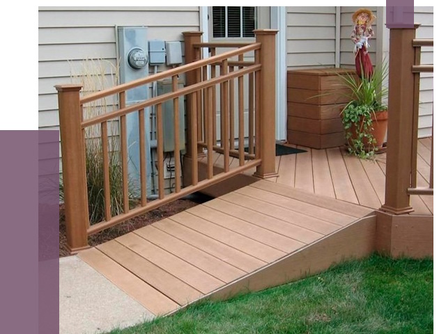 Пандус на крыльцо в Лесосибирске под ключ от 7915 руб. 