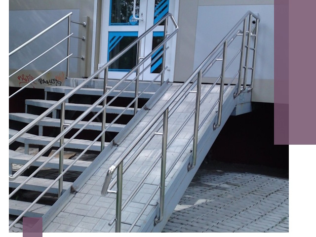 Пандус на крыльцо под ключ в Лесосибирске: монтаж и изготовление