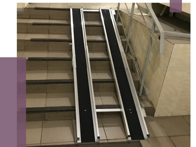 Установка пандуса в подъезд в Лесосибирске от 8124 руб. под ключ | ПРОЛЁТ-Лсс