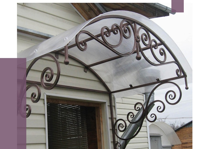 Изготовление козырьков в Лесосибирске от 7499 руб. — заказать | ПРОЛЁТ-Лсс