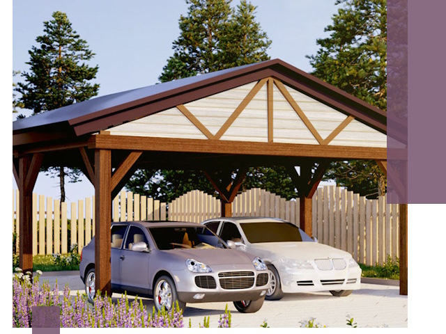 Навесы для автомобиля в Лесосибирске — изготовление и монтаж