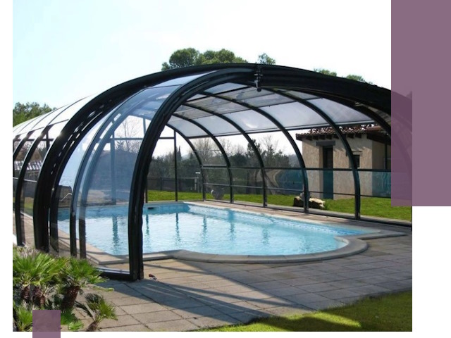 Навесы для бассейна в Лесосибирске: изготовление и монтаж под ключ