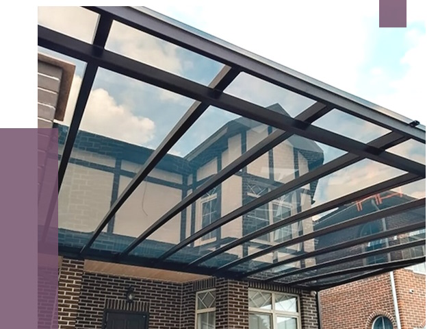 Навесы из поликарбоната в Лесосибирске от 8769 руб. под ключ — ПРОЛЁТ-Лсс