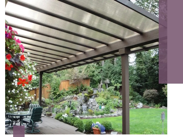 Навесы из поликарбоната под ключ в Лесосибирске быстро и надёжно