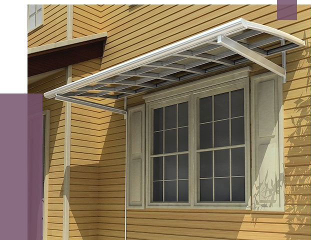 Козырьки над окнами в Лесосибирске от 7759 руб. — монтаж, покупки | ПРОЛЁТ-Лсс