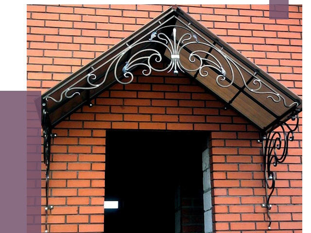 Металлические козырьки в Лесосибирске от 10884 руб. 