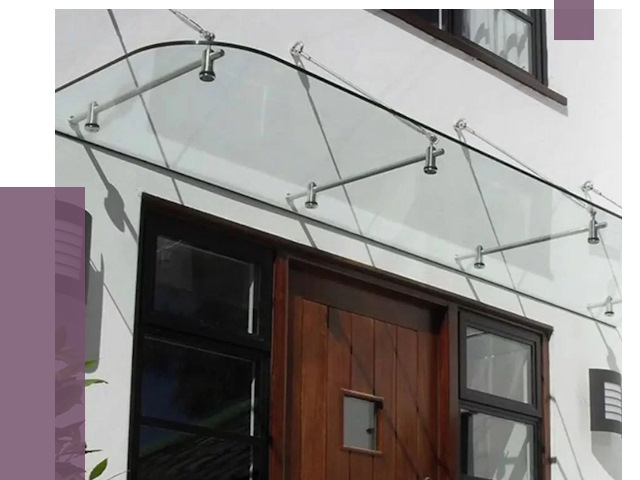 Стеклянные козырьки в Лесосибирске от 19268 руб. | ПРОЛЁТ-Лсс