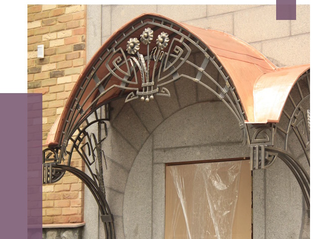 Арочные козырьки в Лесосибирске от 14841 руб. 