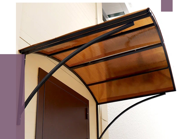 Недорогие козырьки в Лесосибирске от 7728 руб.  | ПРОЛЁТ-Лсс