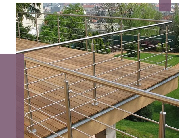 Алюминиевые парапеты в Лесосибирске под ключ от 7915 руб. 