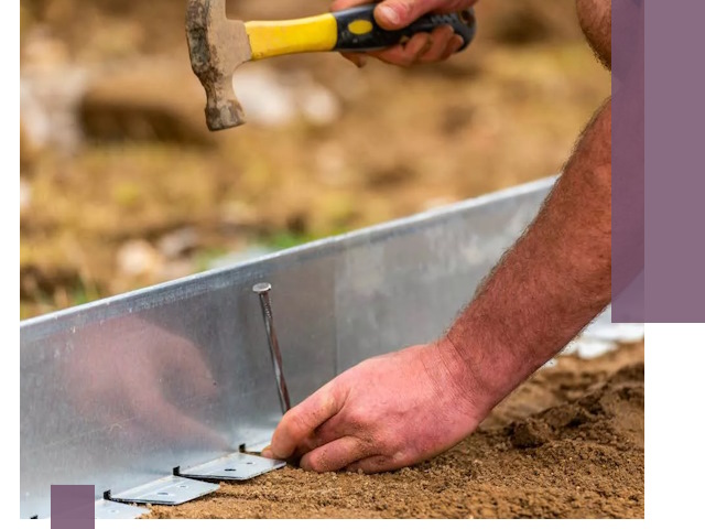 Монтаж металлических бордюров в Лесосибирске быстро и качественно