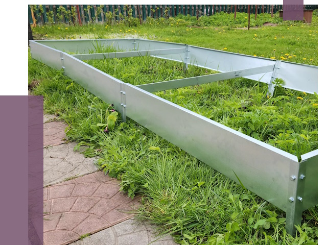 Металлические бордюры для грядок в Лесосибирске от 1823 руб. 