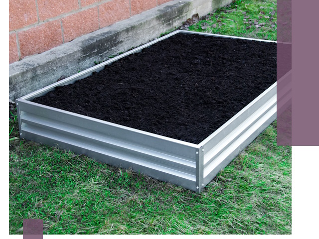 Металлические бордюры для грядок в Лесосибирске: прочность и аккуратность