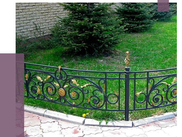 Кованые газонные ограждения в Лесосибирске от 7759 руб. — ПРОЛЁТ-Лсс