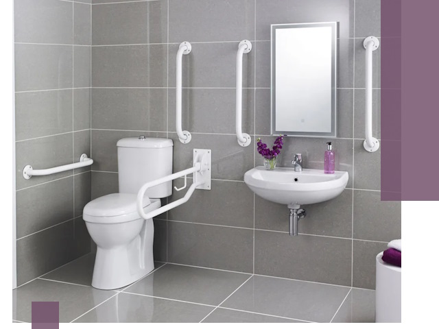 Поручни для санузлов в Лесосибирске: установка, ремонт и монтаж